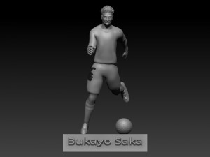Bukayo saka Modèles 3D en vedette