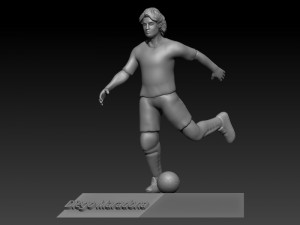 Diego maradona 3D-printmodel