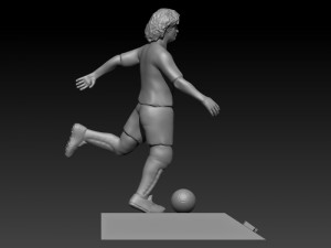 Diego maradona 3D-printmodel