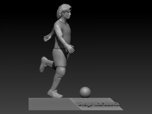 Diego maradona 3D-printmodel