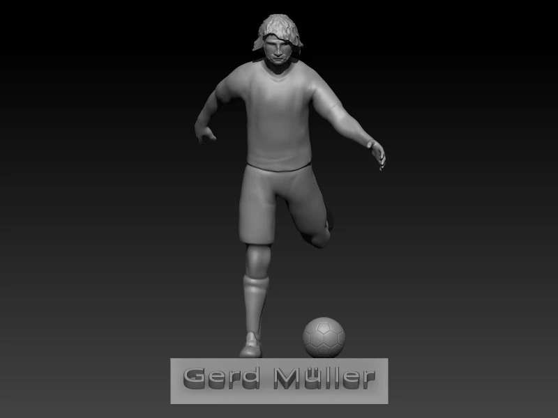Gerd mller 3D Print Model .c4d .max .obj .3ds .fbx .stl .blend 
