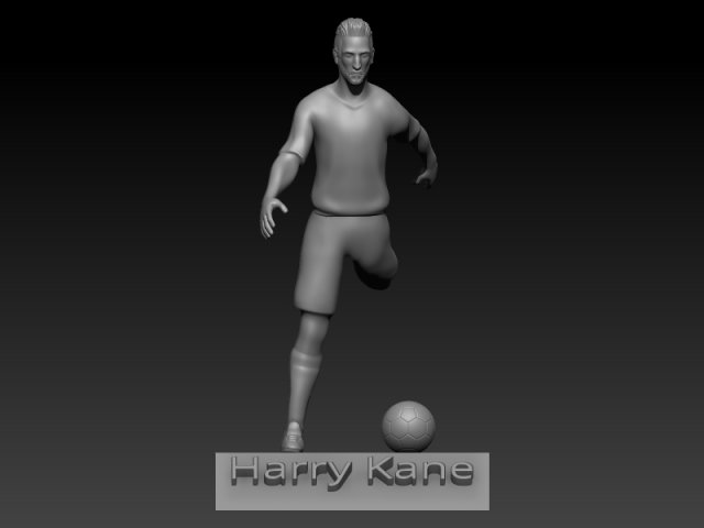 Harry kane 3D Baskı Modeli .c4d .max .obj .3ds .fbx .stl .blend 