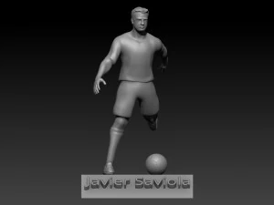 Javier Saviola Modelo de Impressão 3D