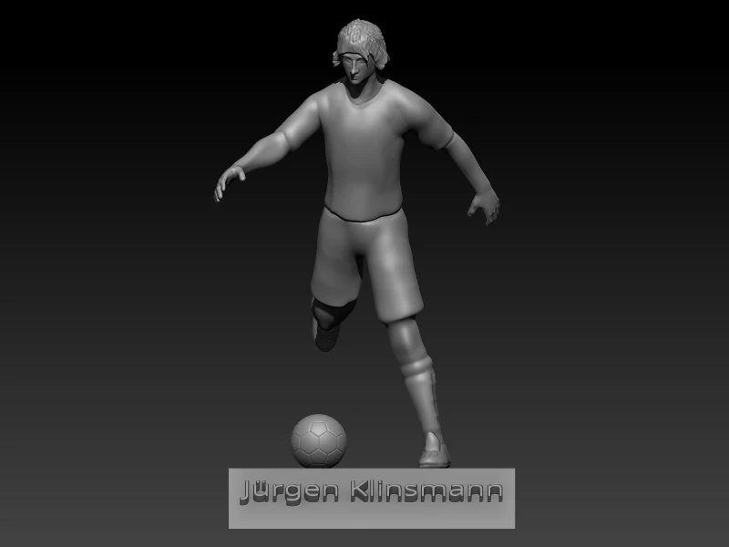 Юрген Клінсманн 3D Принт Модель .c4d .max .obj .3ds .fbx .stl .blend 