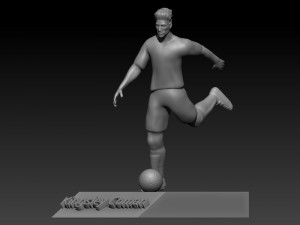 Kingsley koman 3Dプリントモデル