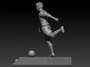 Kingsley koman 3Dプリントモデル