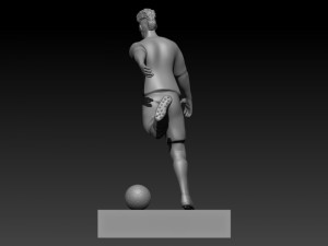 Kingsley koman 3Dプリントモデル
