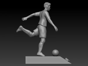 Kingsley koman 3Dプリントモデル