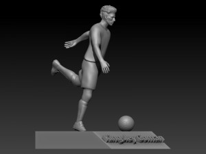 Kingsley koman 3Dプリントモデル
