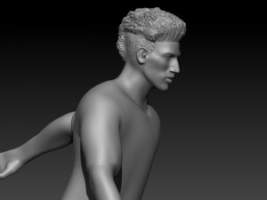 Kingsley koman 3Dプリントモデル