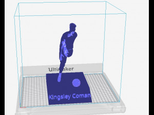 Kingsley koman 3Dプリントモデル