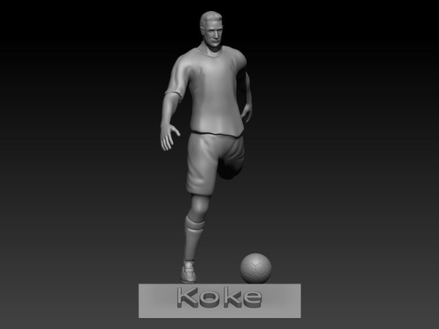 Koke 3D 프린트 모델 .c4d .max .obj .3ds .fbx .stl .blend 