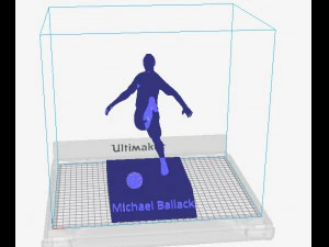 Micheal ballack 3D Print Model