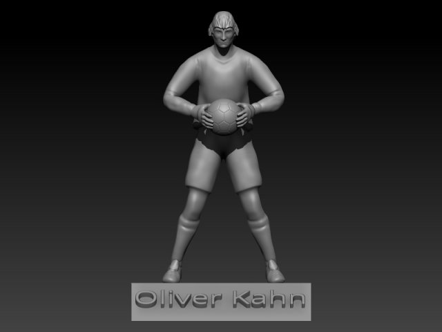 Oliver kahn Modello di stampa 3D .c4d .max .obj .3ds .fbx .stl .blend 