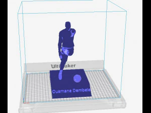 Ousmane dembele 3D Print Model