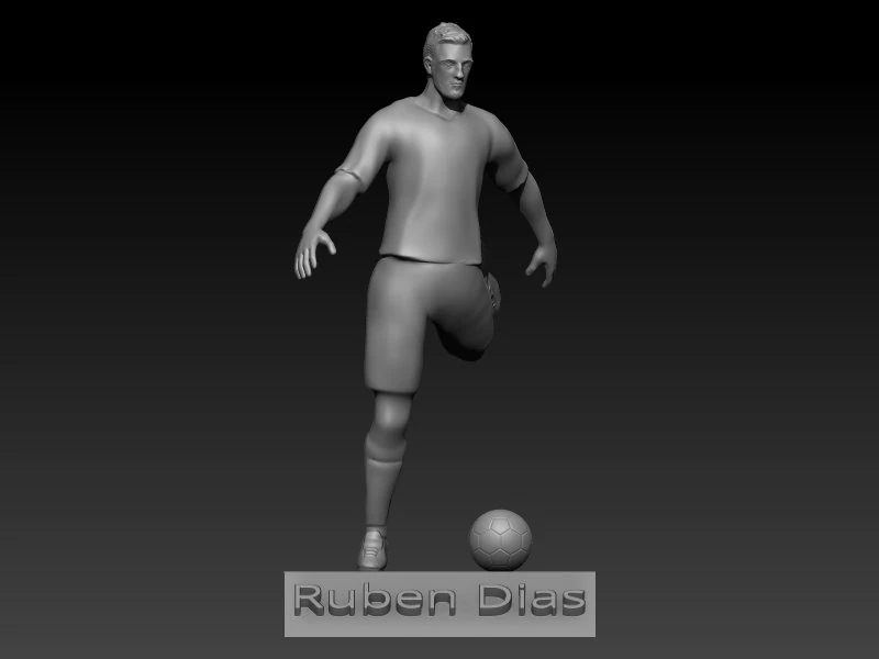 Ruben dias 3D Print Model .c4d .max .obj .3ds .fbx .stl .blend 