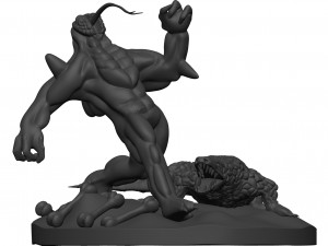 Monster 3D Print Model