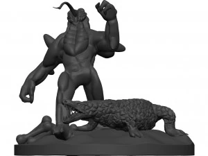 モンスター 3Dプリントモデル