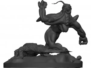 モンスター 3Dプリントモデル