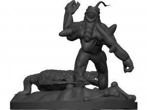 モンスター 3Dプリントモデル