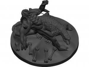 モンスター 3Dプリントモデル