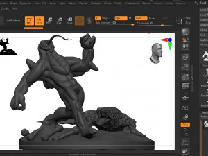 モンスター 3Dプリントモデル