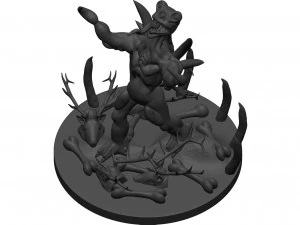 Monster 3D Print Model