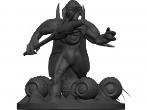 Monster 3D Print Model