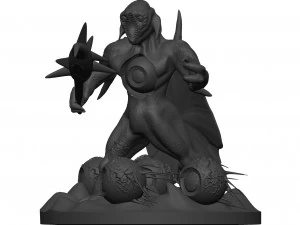Monster 3D Print Model