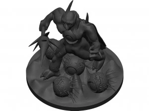 Monster 3D Print Model