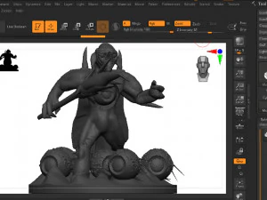 Monster 3D Print Model
