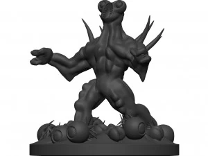 Monster 3D Print Model