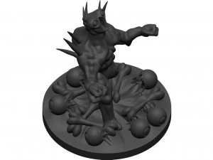 Monster 3D Print Model