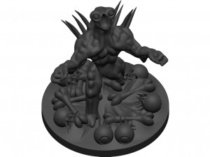 Monster Model Cetak 3D
