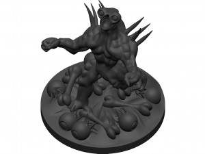 Monster Model Cetak 3D