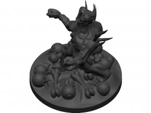 Monster 3D Print Model
