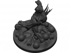 Monster Model Cetak 3D