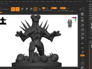 Monster 3D Print Model