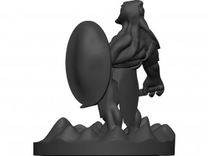 Monster 3D Print Model