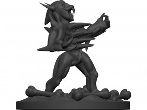 Monster Modelo de Impressão 3D