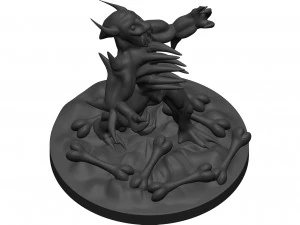 Monster 3D Print Model