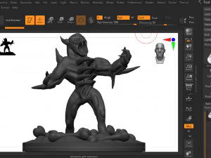 Monster 3D Print Model