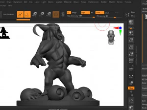 Monster 3D Print Model