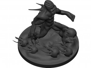 Monster 3D-printmodel