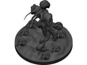 Monster 3D Print Model