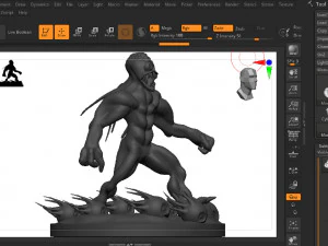 Monster 3D Print Model