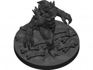 Monster 3D Print Model