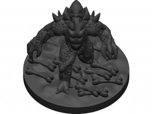 Monster 3D Print Model