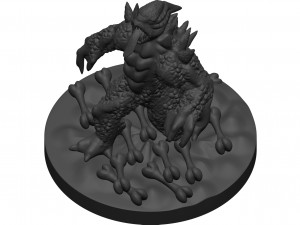 Monster 3D Print Model