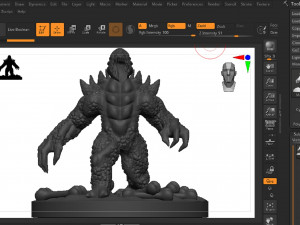 Monster 3D Print Model